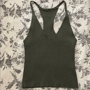 Lulu’s Small Olive Racerback Tank